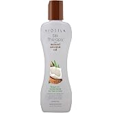 BioSilk Silk Therapy with Natural Coconut Oil, Leave-In Hair Treatment | For Frizz Control &amp; Shine, Strengthens &amp; Smooths Dry, Damaged Hair, Sulfate-, Paraben- &amp; Cruelty-Free, 5.64 Oz