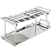 Sorbus® Chicken Leg Grill Rack 12 Slot – for Chicken Legs or Wings – Chicken Drumstick Roaster for Oven, Smoker, or Grill, Great for Barbeques, Picnics (Chicken Grill Rack - Silver)