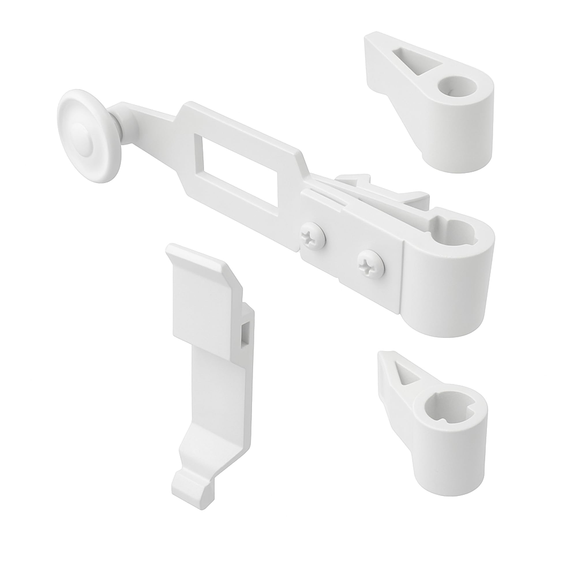 Accessories for casement shutters - Closure system for shutters and shutters - Matt white made of resistant polyamide material - Long durability - Made in France