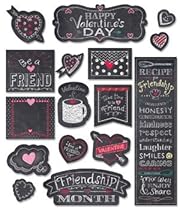 Chalk It Up! Chalk Hearts Mini Bulletin Board
