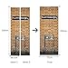 3D Door Decal Door Stickers Decor Door Mural Removable Vinyl Wall Art Door Wall Mural Door Wallpaper for Home Decor