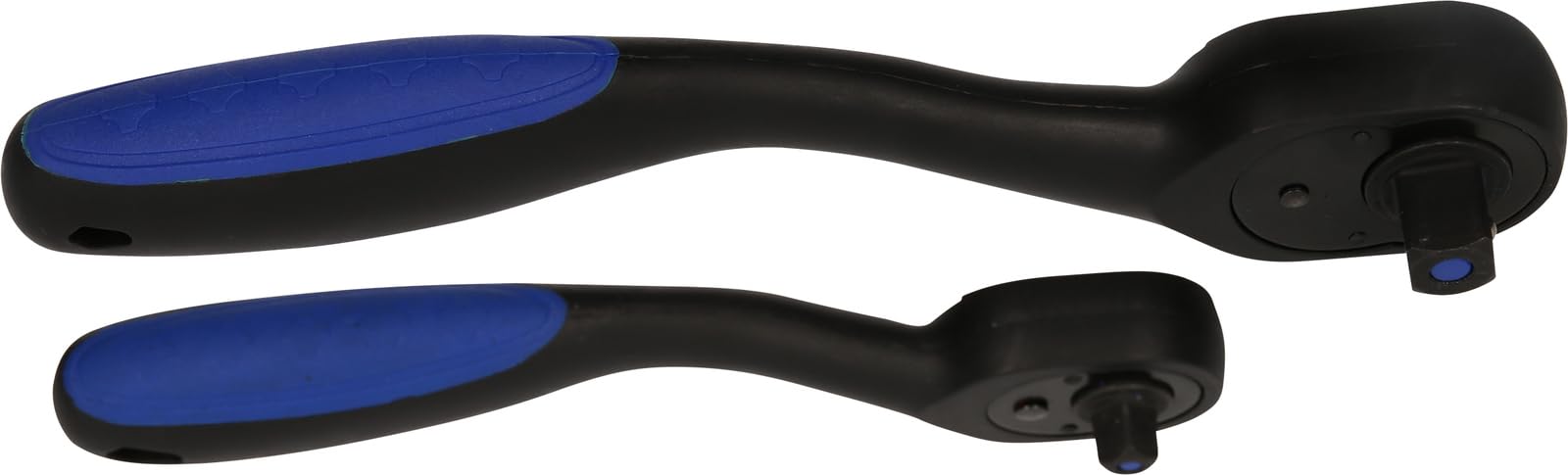 BRILLIANT TOOLS BT023002 Reversible Ratchet Set 2-Piece 1/4 Inch 1/2 Inch [Powered by KS Tools]