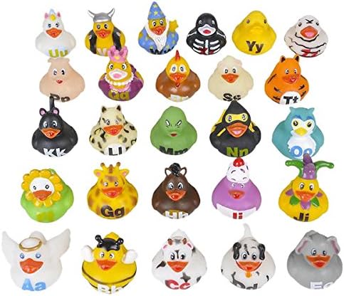 Rhode Island Novelty 2 Alphabet Rubber Ducks (26 Piece) by Rhode Island Novelty