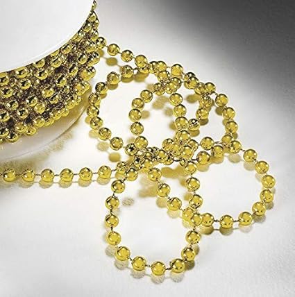 Amazon Com Mikash 24 Yards Beaded String 3 Mm Garland