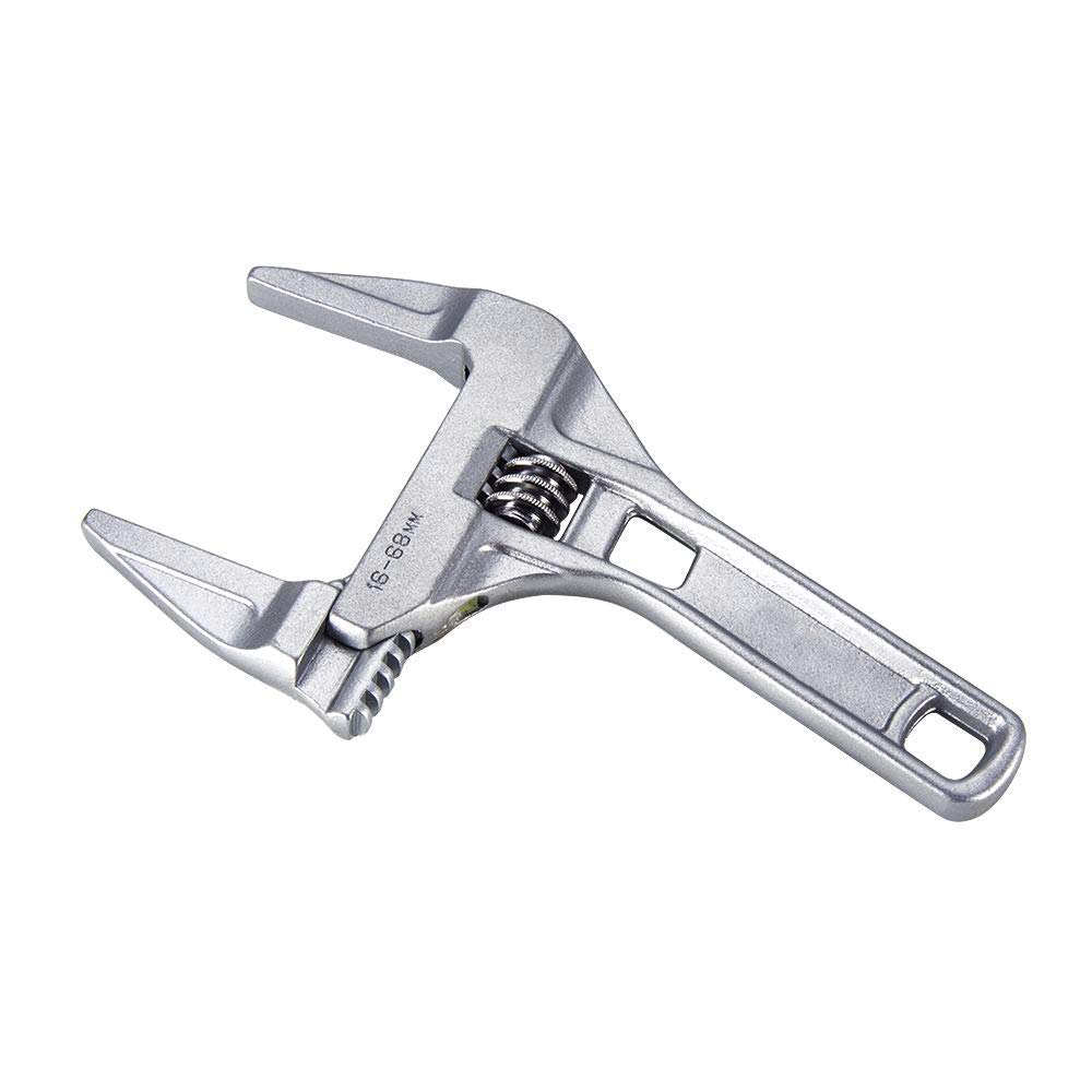 F Season 6-68mm Adjustable Ultra-Thin Shifting Spanner, Multifunctional Wrench for Plumbing, Gas Industry Work, Ergonomic Grip