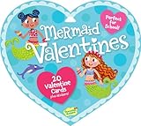 Peaceable Kingdom / Valentine Heart Pack Mermaid Cards & Stickers