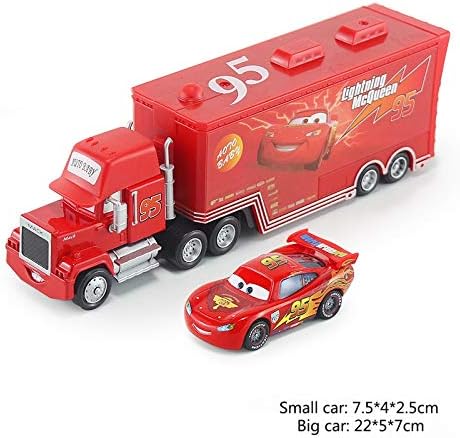 JefreyF Diecasts & Toy Vehicles - Disney Pixar Cars 2 3 Toys Lightning McQueen Jackson Storm Mack Uncle Truck 1:55 Diecast Model Car for Children 1 PCs