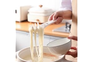 Pasta Fork, Non-Stick Heat Resistant Spaghetti Spoon, for Cooking, Strainer, and Serving, 10.6 inch