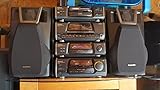 VINTAGE TECHNICS MINI HIFI STEREO SYSTEM SA-EH50 / TUNER AMPLIFIER SA-EH50/SOUND PROCESSOR SH-EH50/CASSETTE DECK RS-EH60/CD PLAYER SL-EH50 / MADE IN JAPAN/3 WAYS TESCHNICS SPEAKERS/ MADE IN JAPAN