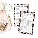 Hadley Designs - Nanny Newborn Baby or Toddler Log Tracker Journal Book, Daily Schedule Feeding Food Sleep Naps Activity Diaper Change Monitor Notes For Babies - 50 Sheet Pad