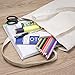 Canvas Craft Tote Bags (3 Pack) for Crafts, Gift Bags, Wedding Favors Bags, Welcome Bags, Goody Bags, Lunch Bags and More! (15x13 Inches)