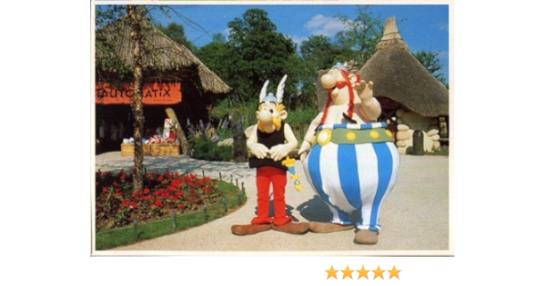 Asterix Cartes Postales Parc Asterix 1991 Asterix Et Obelix Au Village Albert Uderzo Amazon Com Books