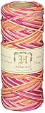 Hemp Cord Spool Variegated 20# 205 Feet/Pkg-Taffy