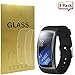 [3-Pack] Samsung Gear Fit2 Pro Screen Protector, Zeking Full Coverage [Nano Explosion Proof] HD Clear [Anti Scratch][Anti-Fingerprint], Lifetime Replacement Warranty