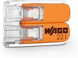 WAGO Compact Splicing Connector 6 mm2 2 conductor with levers, transparent view 5