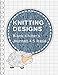 Knitting Designs: Blank Knitter's Journal, Graph Paper Notebook, 4:5 Ratio by Addi Publishing