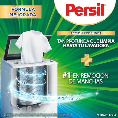 Persil - Detergente Gel Universal 4.65L Jabón Líquido para Ropa Acción Profunda (66 cargas), Remueve Manchas, Limpieza con Frescura Duradera, Tecnología Alemana