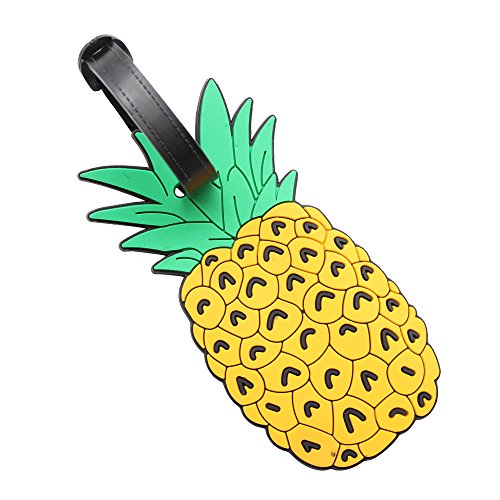 Mziart Colorful Fruits Luggage Tags Baggage Suitcase Backpack Labels