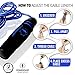 PowerSkip Jump Rope with Memory Foam Handles & Weighted Speed Cable - Best Jump Ropes for Fitness Workouts, Jumping Exercise, Skipping, MMA and Boxing
