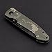 Cool Hand 2.75'' Damascus Pattern Ceramic Liner Lock Pocket Folding Knife w/ 3.75'' Aluminum Digital Camo Handle, Deep Carry Clip