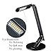 LED Desk Lamp Jodin Guanya Table Lamp Stepless Brightness Adjusted 4 Lighting Modes 1-Hour Auto Timer USB Charging Port Memory Function Touch-Sensitive backlit button Eye-Caring 10W Black