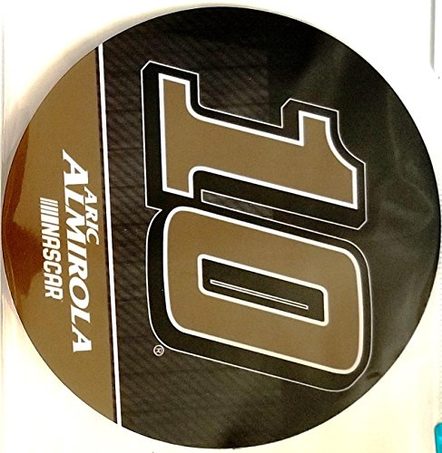 Aric Almirola #10 DECAL RR 4" Round Vinyl Auto Home Nascar Racing