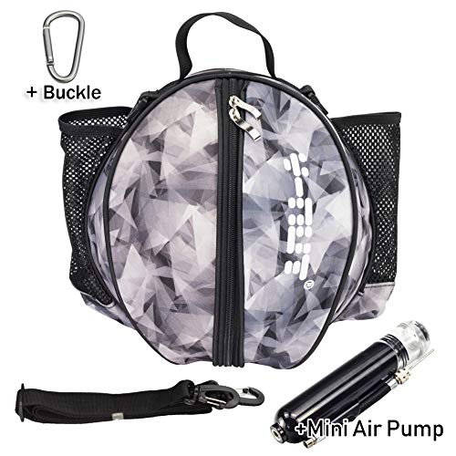 image for Y-Nut Basketball Bag with Pocket Size Manual Air Pump, Basketball Shou