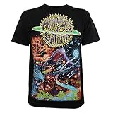 RINGS OF SATURN Band Saturn Ship Logo T-Shirt S-2XL