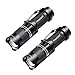 HAUSBELL Flashlights, Handheld Flashlights, 7W Mini LED Flashlights, Tactical Flashlights, Zoomable, High Lumen, Water Resistant, 3 Light Modes for Kids, Camping, Hiking (2 Pack) primary