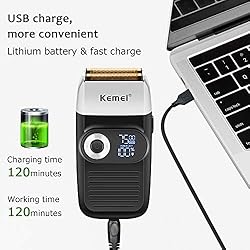 Kemei Foil Professional Electric Shaver for Men