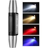 DX6 Jade Appraisal Light Detector Lamp, Super Bright USB Rechargeable 6-Light Flashlight for Jewelry Appraisal