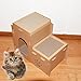 Vencer Recyclable Cardboard Cat House Scratcher(DIY Assembled),VSP-009