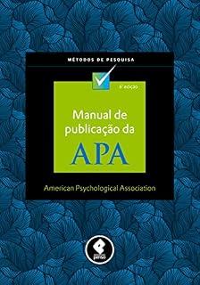 Livro Manual de Publicação da APA (Métodos de Pesquisa)