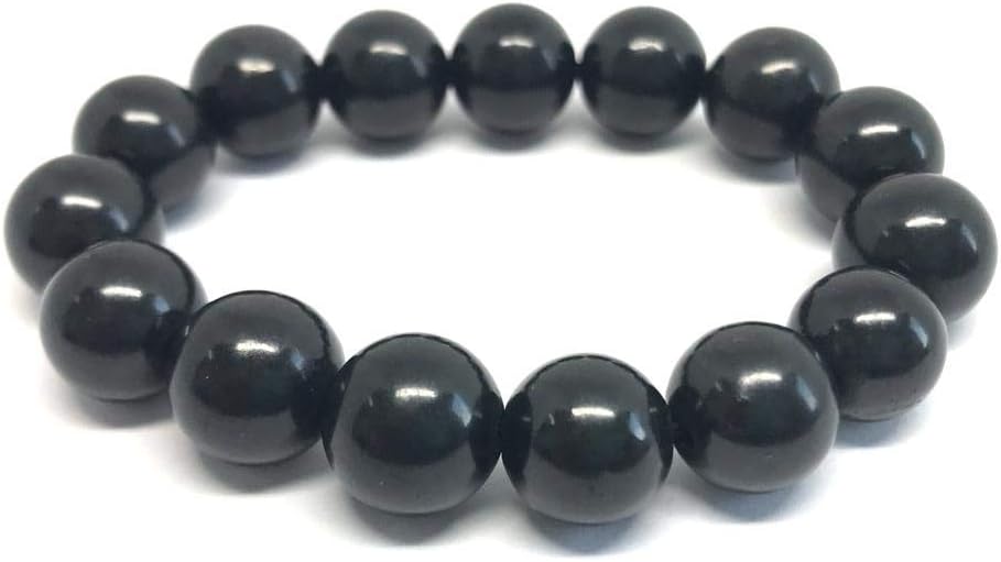 Karelian Heritage Adjustable Bracelet with Authentic Shungite, Protection Bracelet from Russia
