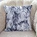 Apartment Decor Throw Pillow Cushion Cover,Square 26 x 26inch Satin Fabric two Sides,Marble Textured Smooth Details Cracked Dimension Stone Smooth Image, Pillow Sham Cases for Couch Sofa Chair Cushion