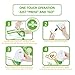 FOSA Spanish Reusable Vacuum Food Storage Bags - 14 Pack Multi Size Vacuum Zipper Bag with Adapter, 4 Small, 4 Medium, 6 Large (Vacuum Pump Not Included)