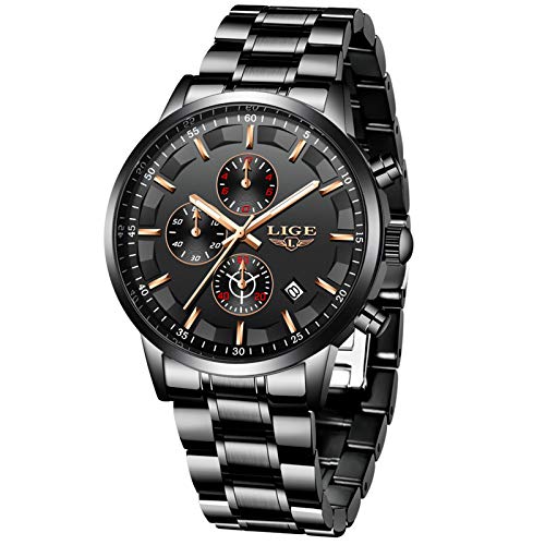 LIGE-Relojes-para-Hombres-Deportes-Militares-Reloj-de-Negocios-de-Acero-Inoxidable-a-Prueba-de-Agua-para-Hombre-con-Fecha-analogica-de-Cuarzo-Reloj