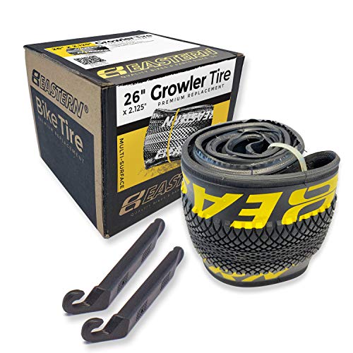Eastern Bikes 26" Tire Repair Kit with or Without Tubes (Yellow Logo, 1 Pack Without Tubes)