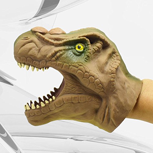 TOYMYTOY Dinosaur Hand Puppet Soft Tyrannosaurus Role Play Toy for Kids
