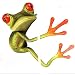 3D Peep Frog Vinyl Car Graphics window Sticker Decal Decor For longboards, snowboards, coffin Laptop, Ipad, Window, Wall, Car, Truck, Motorcycle, Computers, Notebooks etc. (8WX9L, PIC 2)