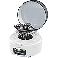 LAB FISH Mini Centrifuge Machine 4000 RPM,980 xg RCF,Lab Benchtop Microcentrifuge W/ 2-in1 Rotor for 0.2/1.5/2ml Capacity Scientific Test Tubes