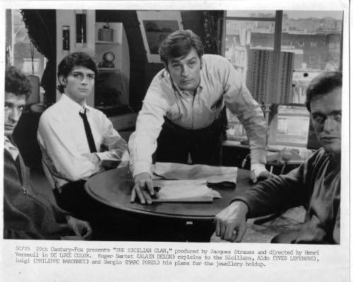 Alain Delon Sicilian Clan Original 8x10 Photo H5567