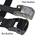 Garage Fit Premium Heavy Duty Replacement Gym Ring Straps - Cross Training, Gymnastics, Fitness, Exercise (Black Numbered Straps Only)