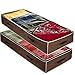 ZOBER Under Bed Storage - Pack of 2 Under Bed Storage Containers for Clothes, Blankets, Winter Clothing, & Shoes - Under The Bed Storage with Handles, Dual Zippers, & Clear Top (Java)