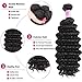 UNice Hair Icenu Series Peruvian Deep Wave Virgin Hair 4x4 Lace Closure with Bundles Real Human Hair Weft Extensions Natural Color 95-100g/piece (16 18 20+14Closure)