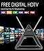 Fosmon HDTV Antenna Long Range, Indoor Rabbit Ear TV Antenna, Retractable Dipoles [Wall Mountable or Tabletop] with 5FT Cable Support 4K Ready, ATSC 3.0, UHF, VHF, 1080p Free Digital HD TV Channels