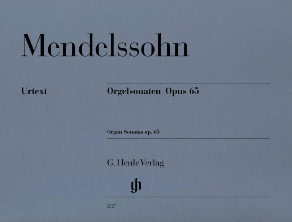 Organ Sonatas op. 65 - organ - (HN 237)