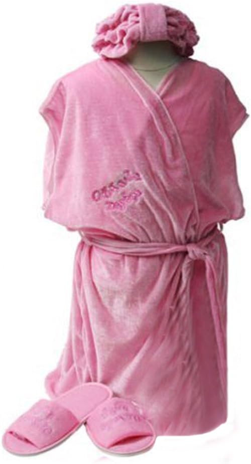 Making BelieveGirls Day Spa Value Birthday Party Favor Robe, Headband & Size XL Slippers