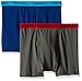 CalvinKleinBoysModern Cotton Assorted Boxer Briefs Underwear, Pack of 2Dark Shadow BlueLarge