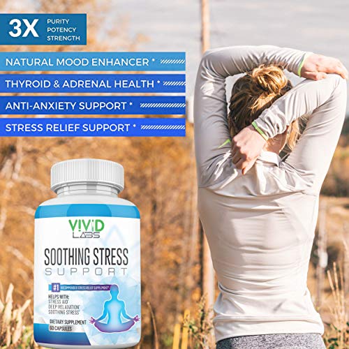 Anti Anxiety & Stress Relief Supplement Natural Plant Based Herbal